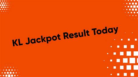 kl jackpot|KL Jackpot .